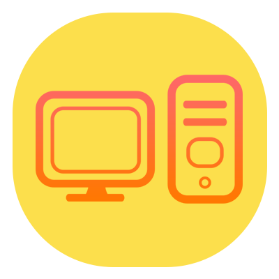 icono venta de computadora